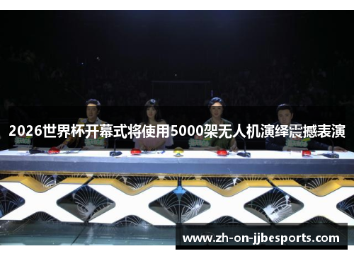 2026世界杯开幕式将使用5000架无人机演绎震撼表演